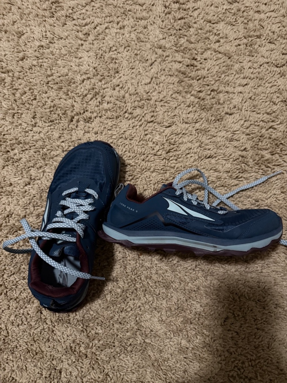Altra Women's Navy altra lone peak 5 trail runners  Shoes